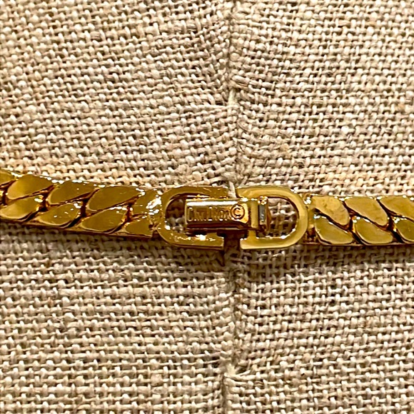 Christian Dior Vintage Gold-tone and Purple Necklace - Picture 7 of 7